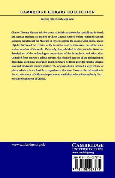 A History of Discoveries at Halicarnassus Cnidus and Branchidae - Volume 21