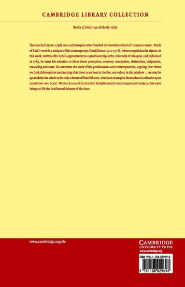 Essays on the Intellectual Powers of Man