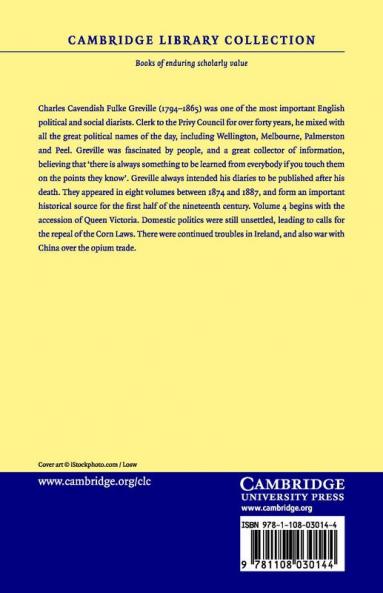 The Greville Memoirs - Volume 4