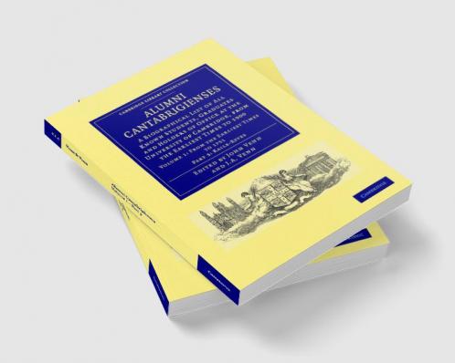 Alumni Cantabrigienses - Volume 1