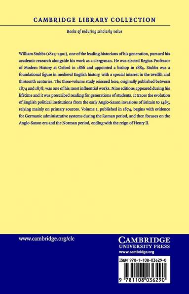 The Constitutional History of England in Its Origin and Development - Volume 1