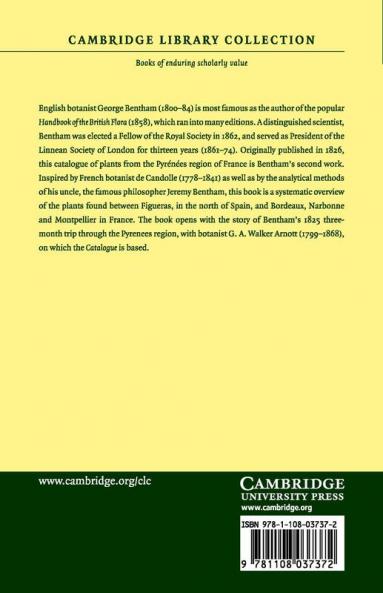 Catalogue des plantes indigènes des Pyrénées et du Bas             Languedoc