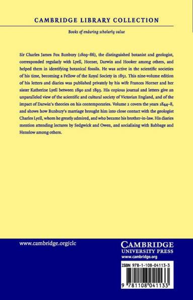 Memorials of Sir C. J. F. Bunbury Bart - Volume 2