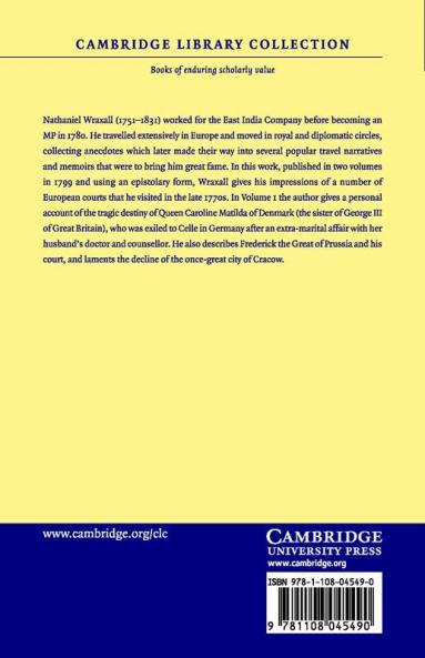 Memoirs of the Courts of Berlin Dresden Warsaw and Vienna in the Years 1777 1778 and 1779