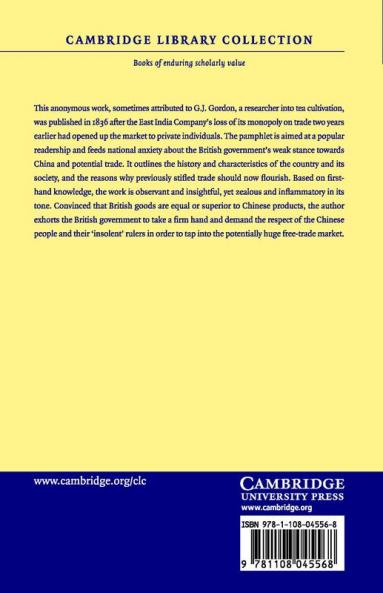 Address to the People of Great Britain Explanatory of our Commercial             Relations with the Empire of China