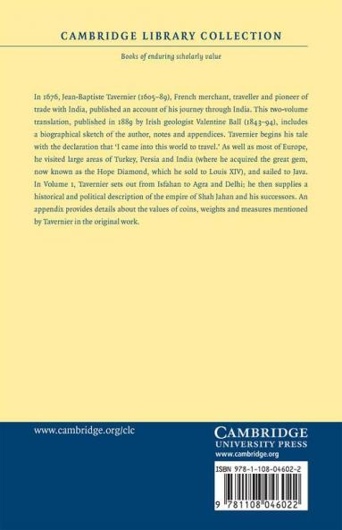 Travels in India - Volume 1