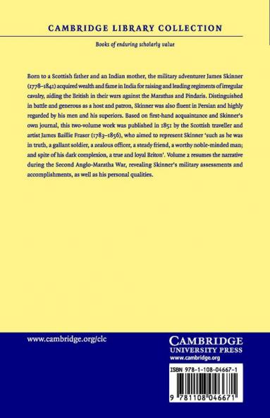 Military Memoir of Lieut.-Col. James Skinner C.B.