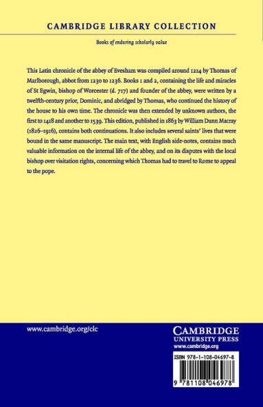 Chronicon Abbatiae de Evesham Ad Annum 1418