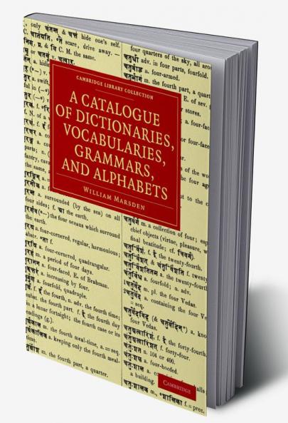 A Catalogue of Dictionaries Vocabularies Grammars and Alphabets