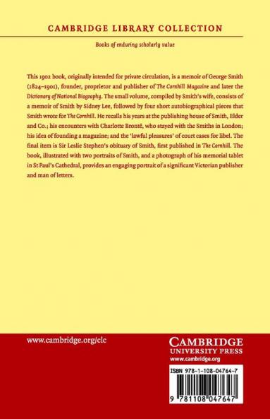 George Smith a Memoir