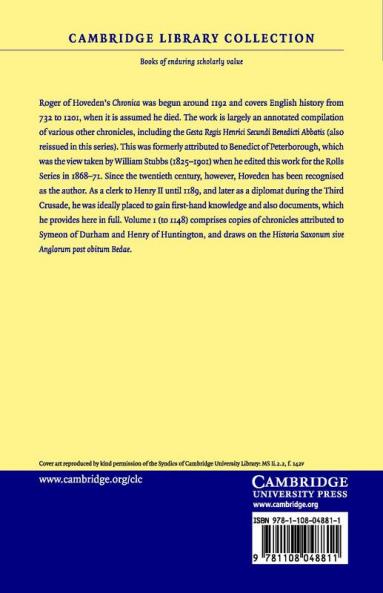 Chronica Magistri Rogeri de Houedene - Volume 1