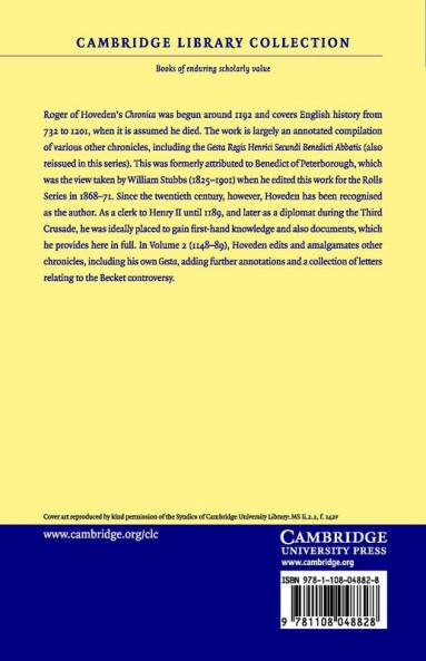 Chronica Magistri Rogeri de Houedene - Volume 2