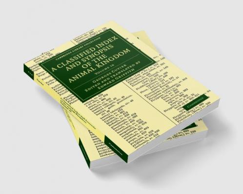A Classified Index and Synopsis of the Animal Kingdom - Volume 16