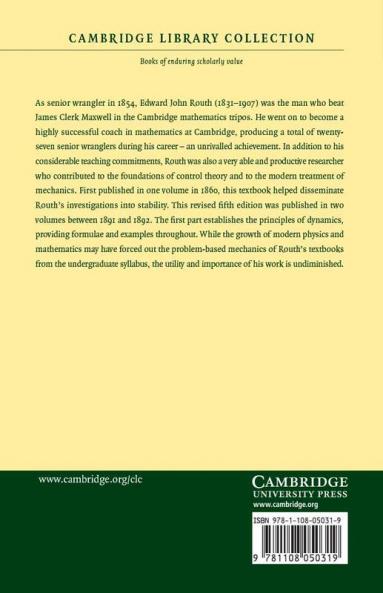 The Elementary Part of a Treatise on the Dynamics of a System of Rigid Bodies