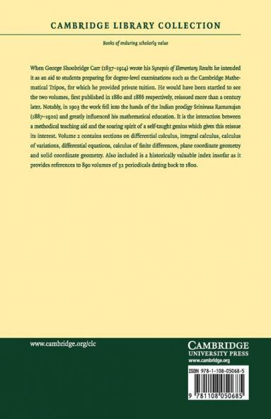 A   Synopsis of Elementary Results in Pure and Applied Mathematics