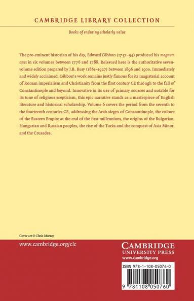 The History of the Decline and Fall of the Roman Empire - Volume 6