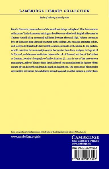 Memorials of St Edmund's Abbey - Volume 1