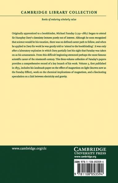 Experimental Researches in Electricity - Volume 3