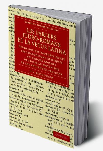 Les Parlers Jude O-Romans Et La Vetus Latina