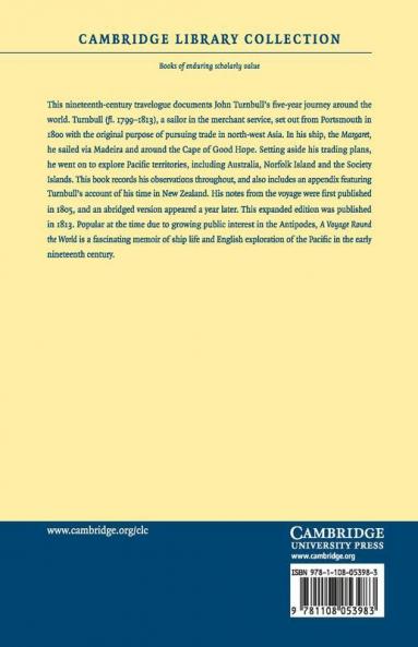 A   Voyage Round the World in the Years 1800 1801 1802 1803 and 1804