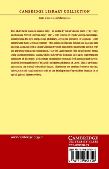 The Philological Museum - Volume 1