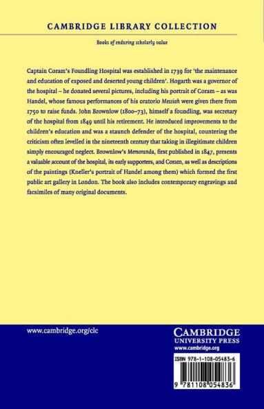 Memoranda Or Chronicles of the Foundling Hospital