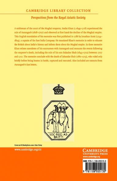 A   Translation of the Memoirs of Eradut Khan