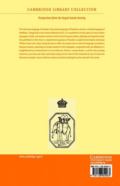 A Grammar of the Sungskrit Language - Volume 1