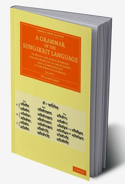 A Grammar of the Sungskrit Language - Volume 1