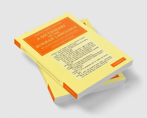 A Dictionary of the Burman Language