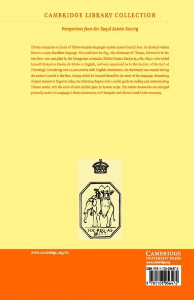 Essay Towards a Dictionary Tibetan and English