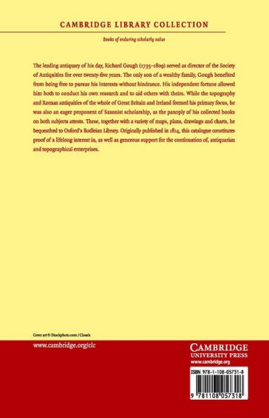A Catalogue of the Books Relating to British Topography and Saxon and Northern Literature