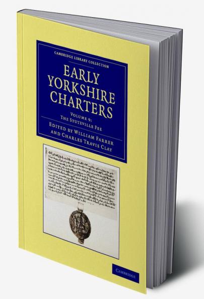 Early Yorkshire Charters