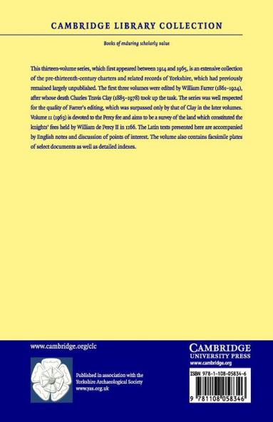 Early Yorkshire Charters - Volume 11