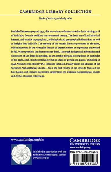 Yorkshire Deeds