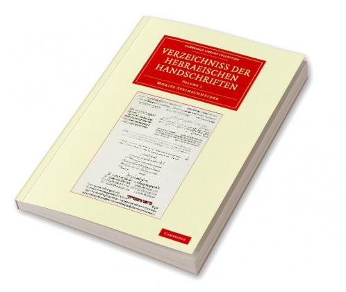 Verzeichniss Der Hebraischen Handschriften