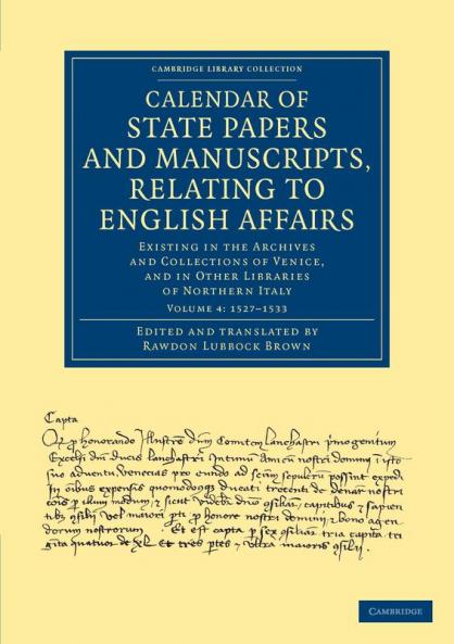 Calendar of State Papers and Manuscripts Relating to English Affairs