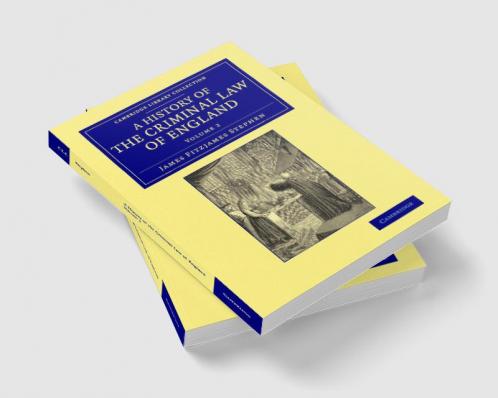 A History of the Criminal Law of England