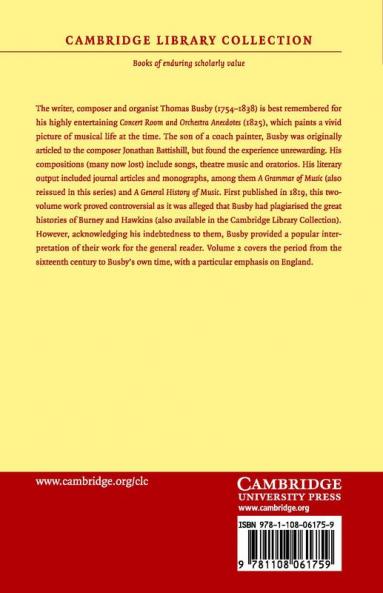 A General History of Music from the Earliest Times to the Present
