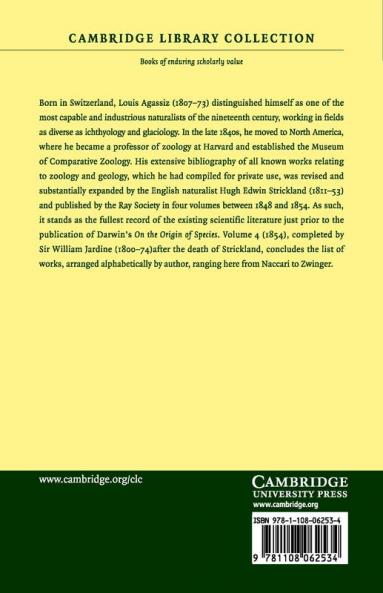 Bibliographia Zoologiae Et Geologiae Volume 4