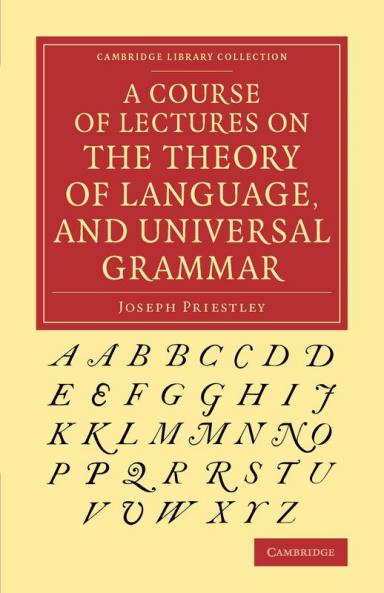 A Course of Lectures on the Theory of Language and Universal Grammar