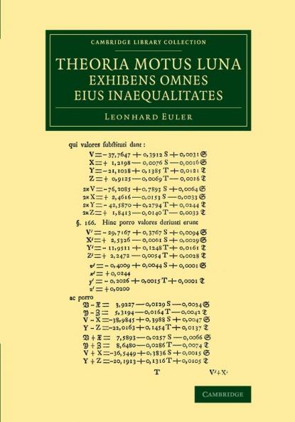 Theoria Motus Lunae Exhibens Omnes Eius Inaequalitates