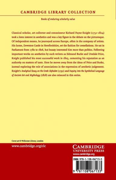 An Analytical Inquiry Into the Principles of Taste