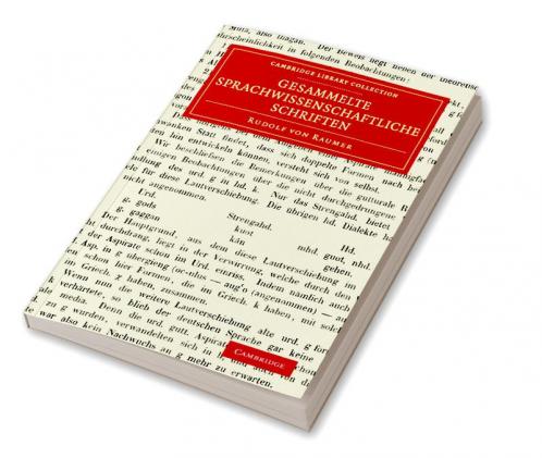 Gesammelte sprachwissenschaftliche Schriften