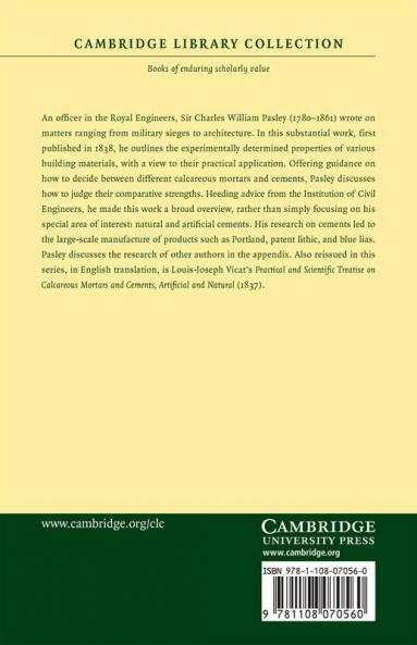 Observations on Limes Calcareous Cements Mortars Stuccos and Concrete