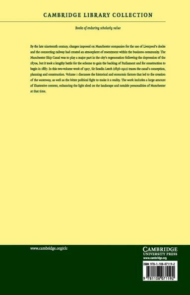 History of the Manchester Ship Canal from Its Inception to Its Completion