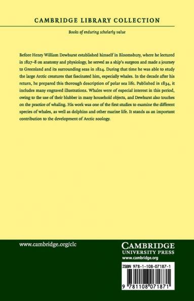 The Natural History of the Order Cetacea