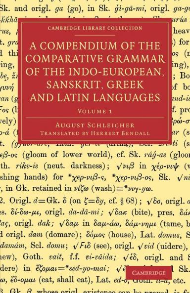 A Compendium of the Comparative Grammar of the Indo-European Sanskrit Greek and Latin Languages