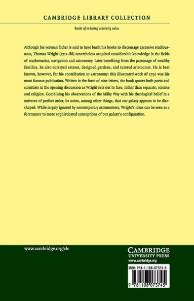 An  Original Theory or New Hypothesis of the Universe Founded Upon the Laws of Nature