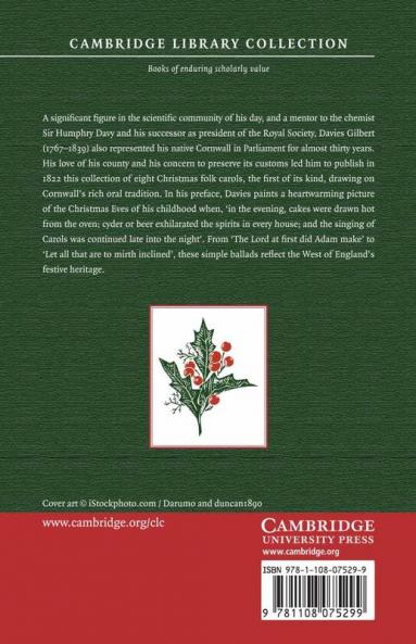 Some Ancient Christmas Carols with the Tunes to Which They Were Formerly Sung in the West of England
